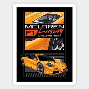 Iconic McLaren Car Sticker